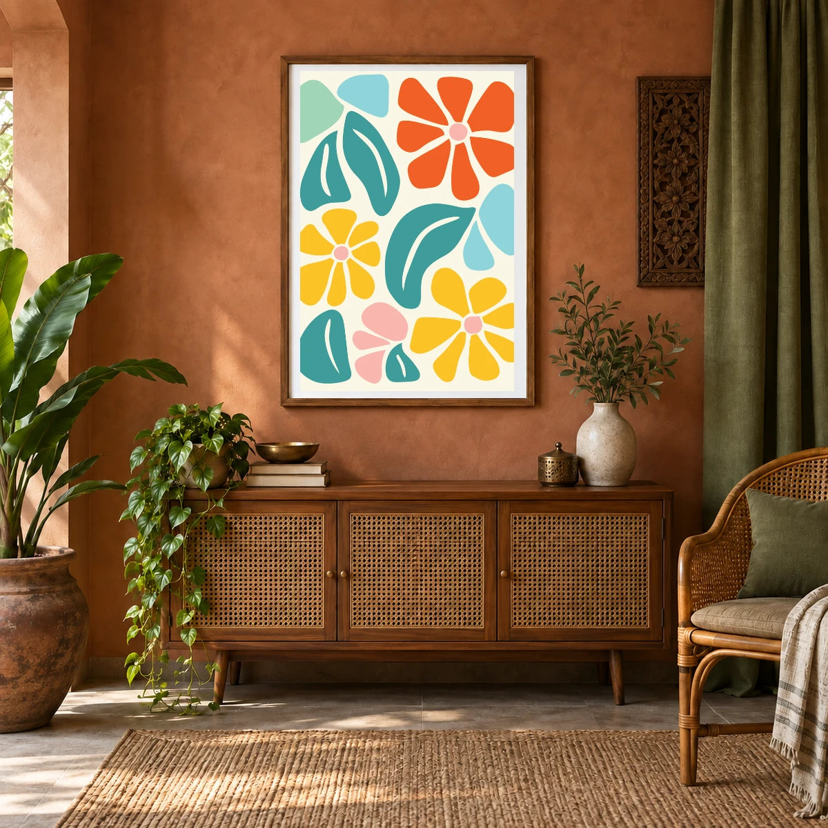 Flower Print CDVI — Flower & Botanical Prints shown in a styled interior