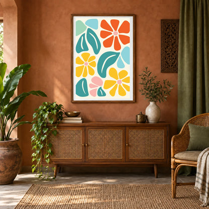 Flower Print CDVI — Flower & Botanical Prints shown in a styled interior