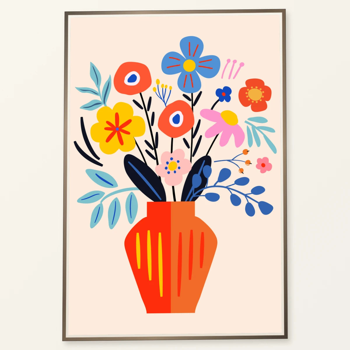 Flower Print CDVII — Flower & Botanical Prints flower & botanical prints print by SaamCrafts