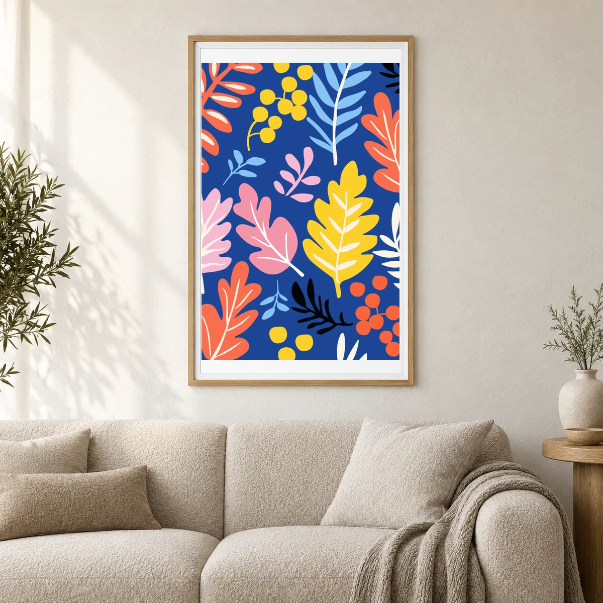 Flower Print CDIX — Flower & Botanical Prints shown in a styled interior