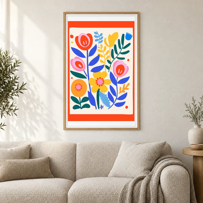 Flower Print CDX — Flower & Botanical Prints shown in a styled interior