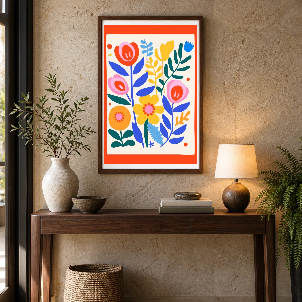 Flower Print CDX — Flower & Botanical Prints shown in a styled interior