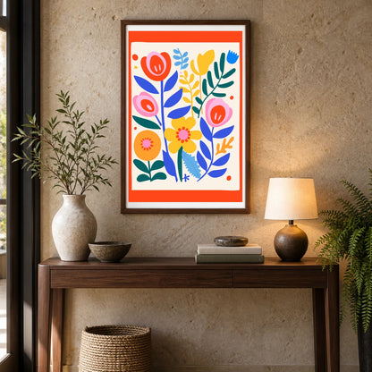 Flower Print CDX — Flower & Botanical Prints shown in a styled interior