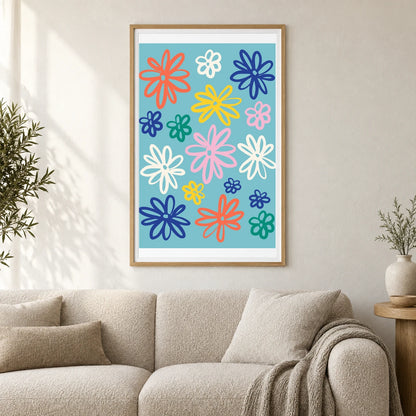 Flower Print CDXII — Flower & Botanical Prints shown in a styled interior