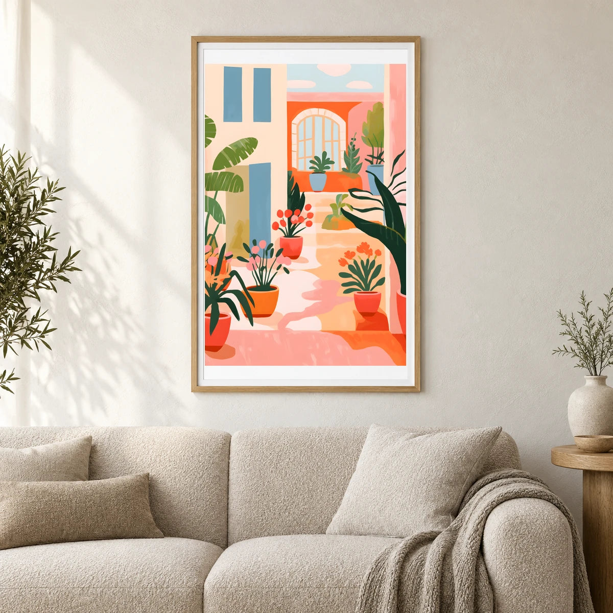 Flower Print CDXIII — Flower & Botanical Prints shown in a styled interior