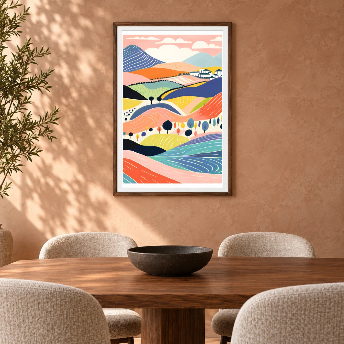 Flower Print CDXVI — Flower & Botanical Prints shown in a styled interior