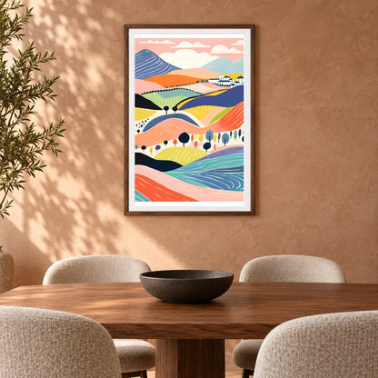 Flower Print CDXVI — Flower & Botanical Prints shown in a styled interior