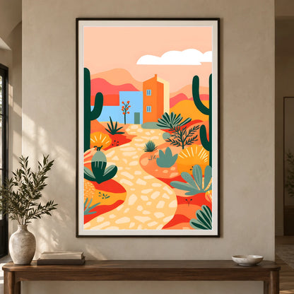 Flower Print CDXVIII — Flower & Botanical Prints shown in a styled interior