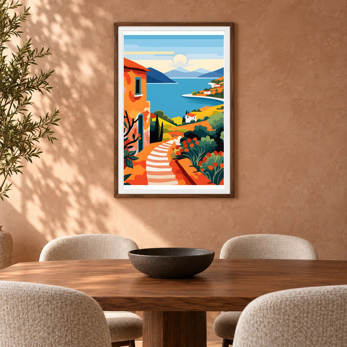 Flower Print CDXIX — Flower & Botanical Prints shown in a styled interior
