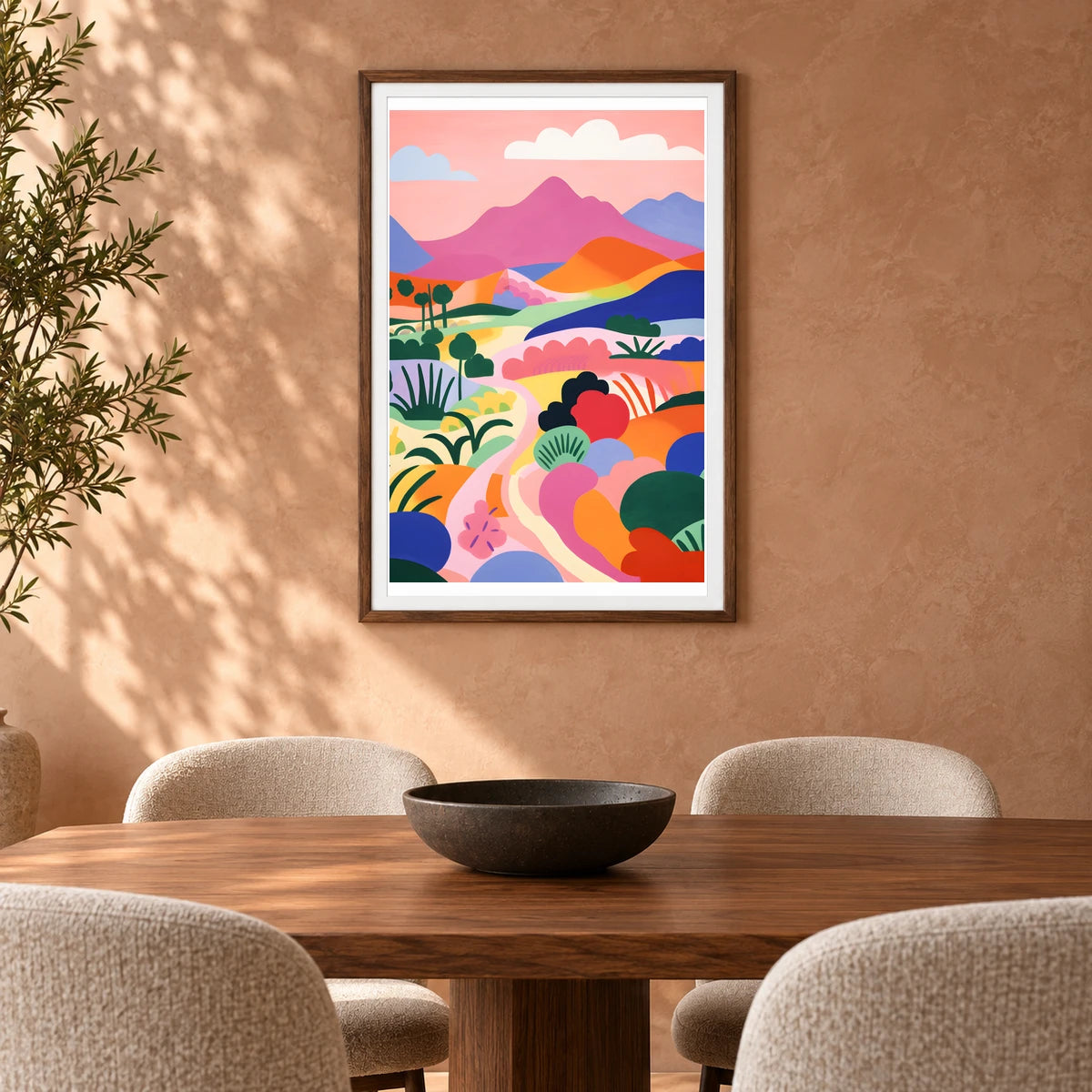 Flower Print CDXXI — Flower & Botanical Prints shown in a styled interior