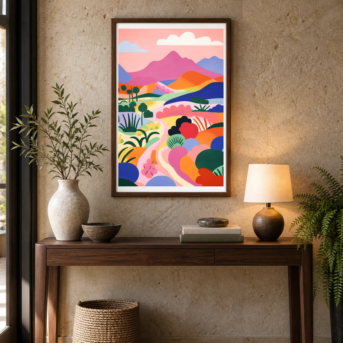 Flower Print CDXXI — Flower & Botanical Prints shown in a styled interior