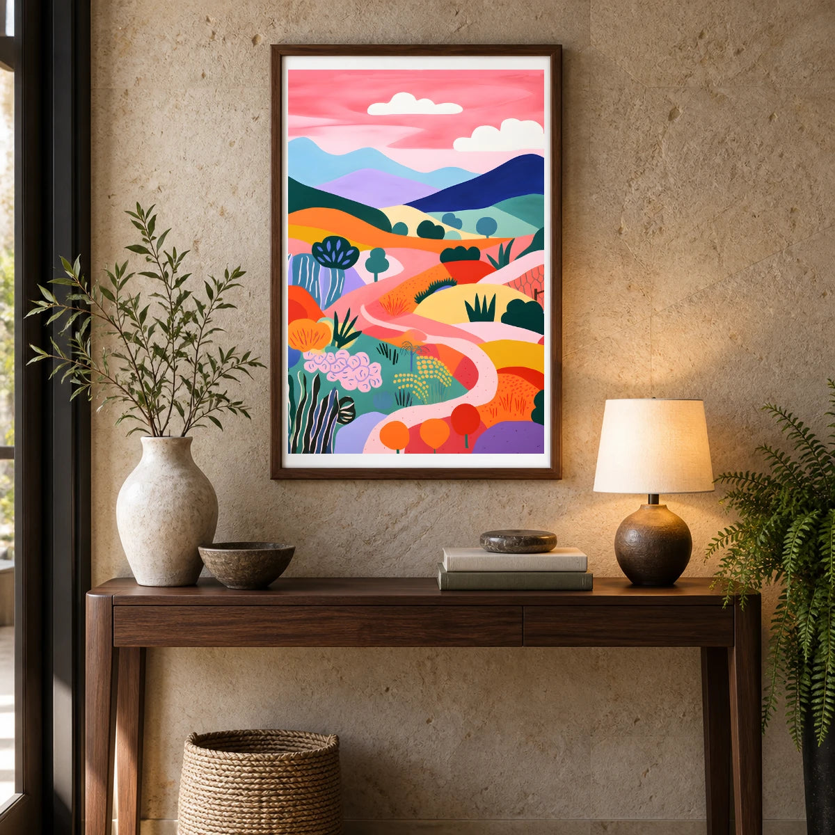 Flower Print CDXXII — Flower & Botanical Prints shown in a styled interior
