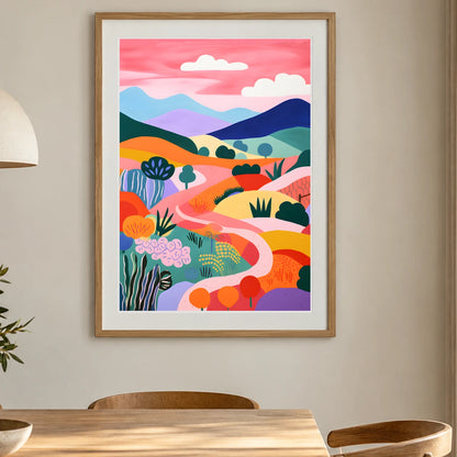 Flower Print CDXXII — Flower & Botanical Prints shown in a styled interior