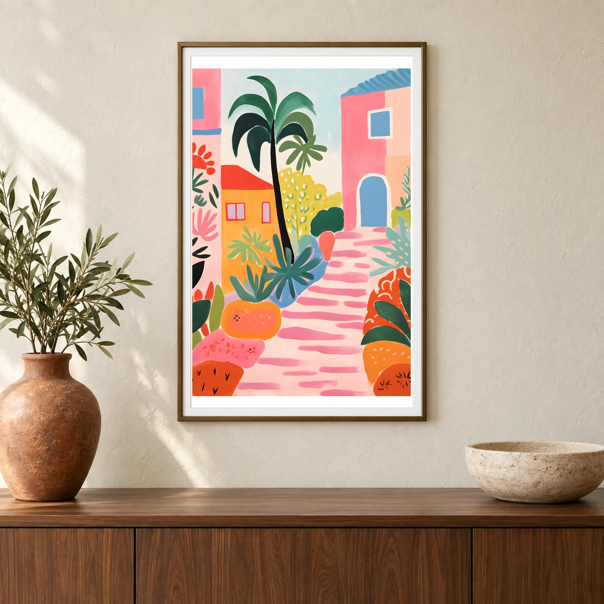 Flower Print CDXXIII — Flower & Botanical Prints shown in a styled interior