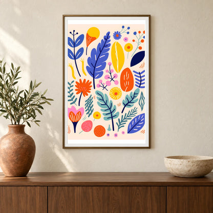 Flower Print CDXXV — Flower & Botanical Prints shown in a styled interior