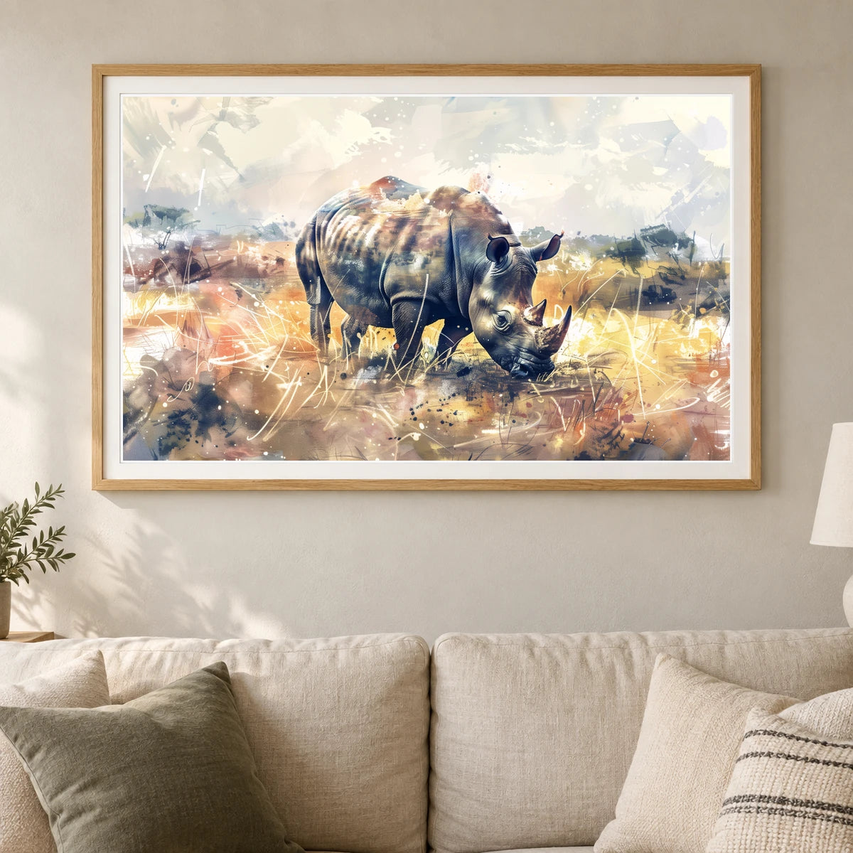 Animal Print IV — Animal Prints shown in a styled interior