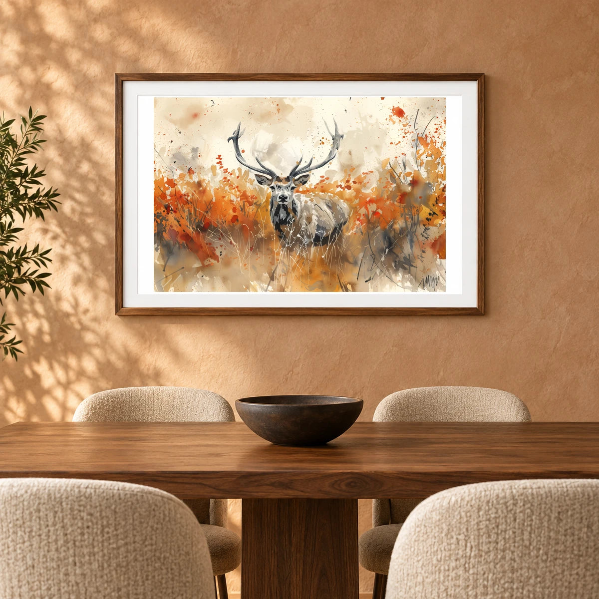 Animal Print VII — Animal Prints shown in a styled interior
