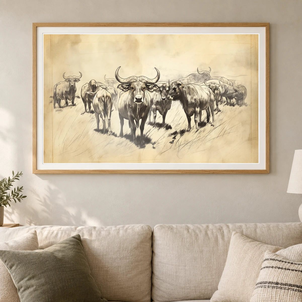 Animal Print IX — Animal Prints shown in a styled interior