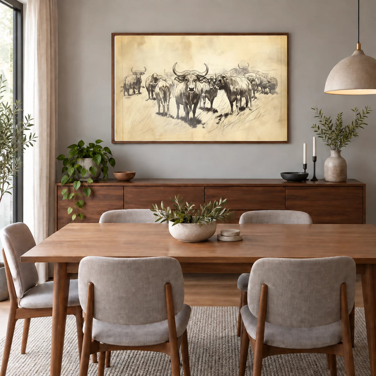 Animal Print IX — Animal Prints shown in a styled interior