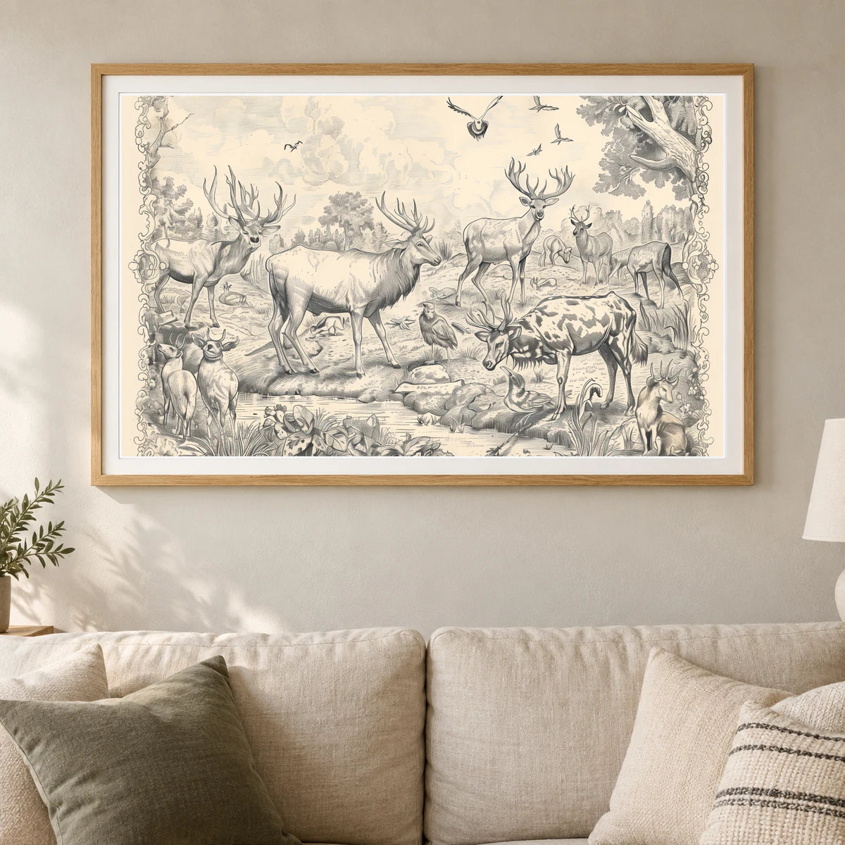 Animal Print X — Animal Prints shown in a styled interior