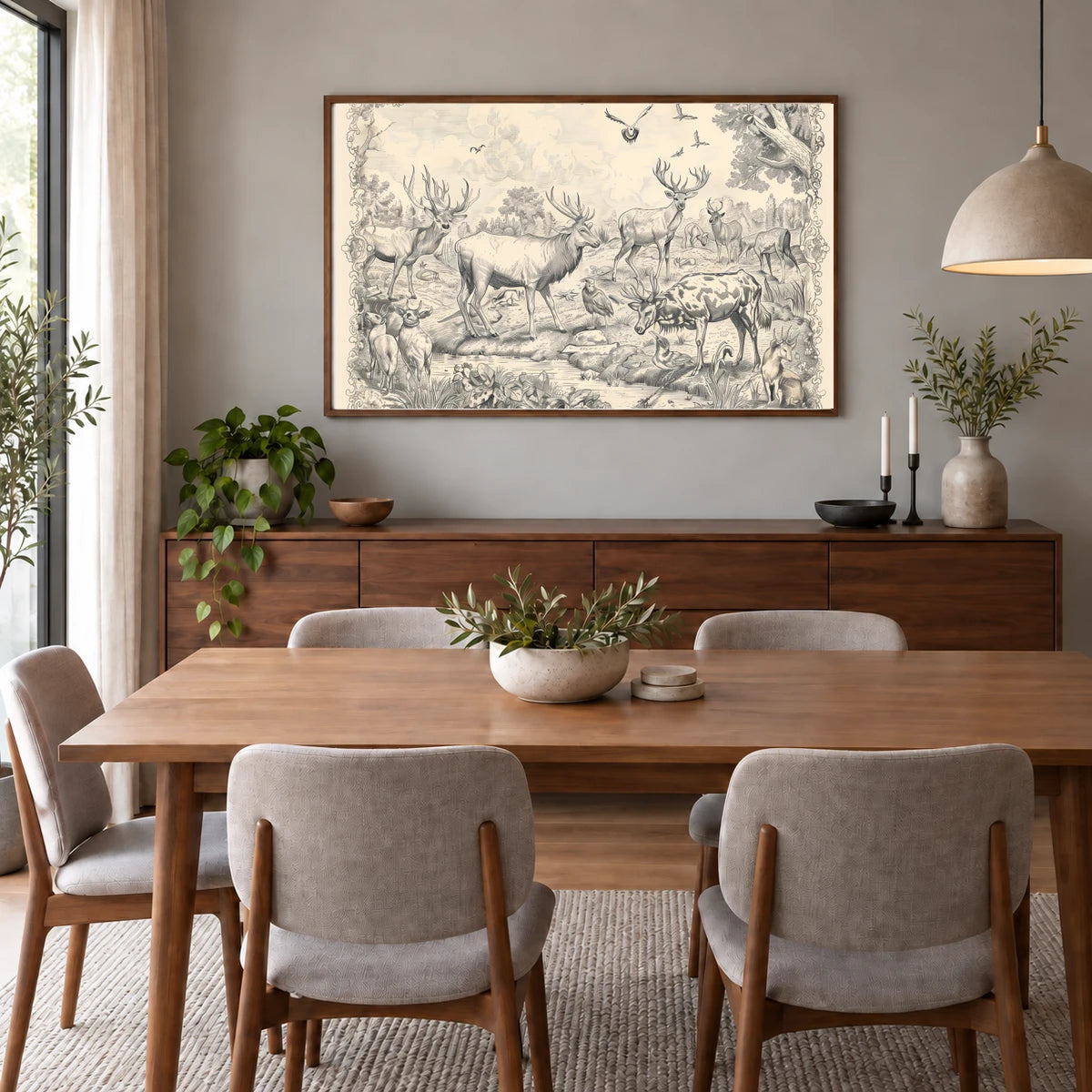Animal Print X — Animal Prints shown in a styled interior