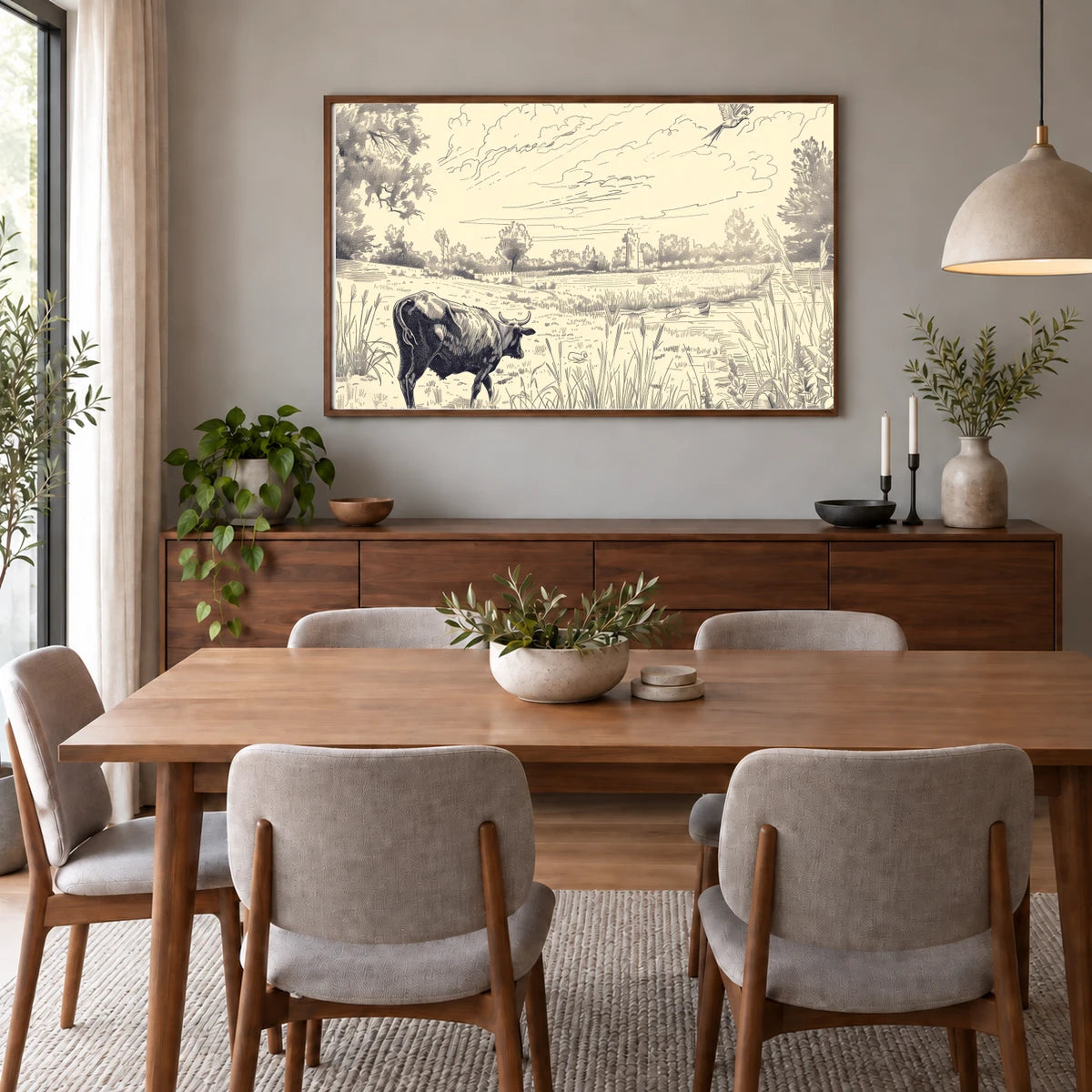 Animal Print XII — Animal Prints shown in a styled interior