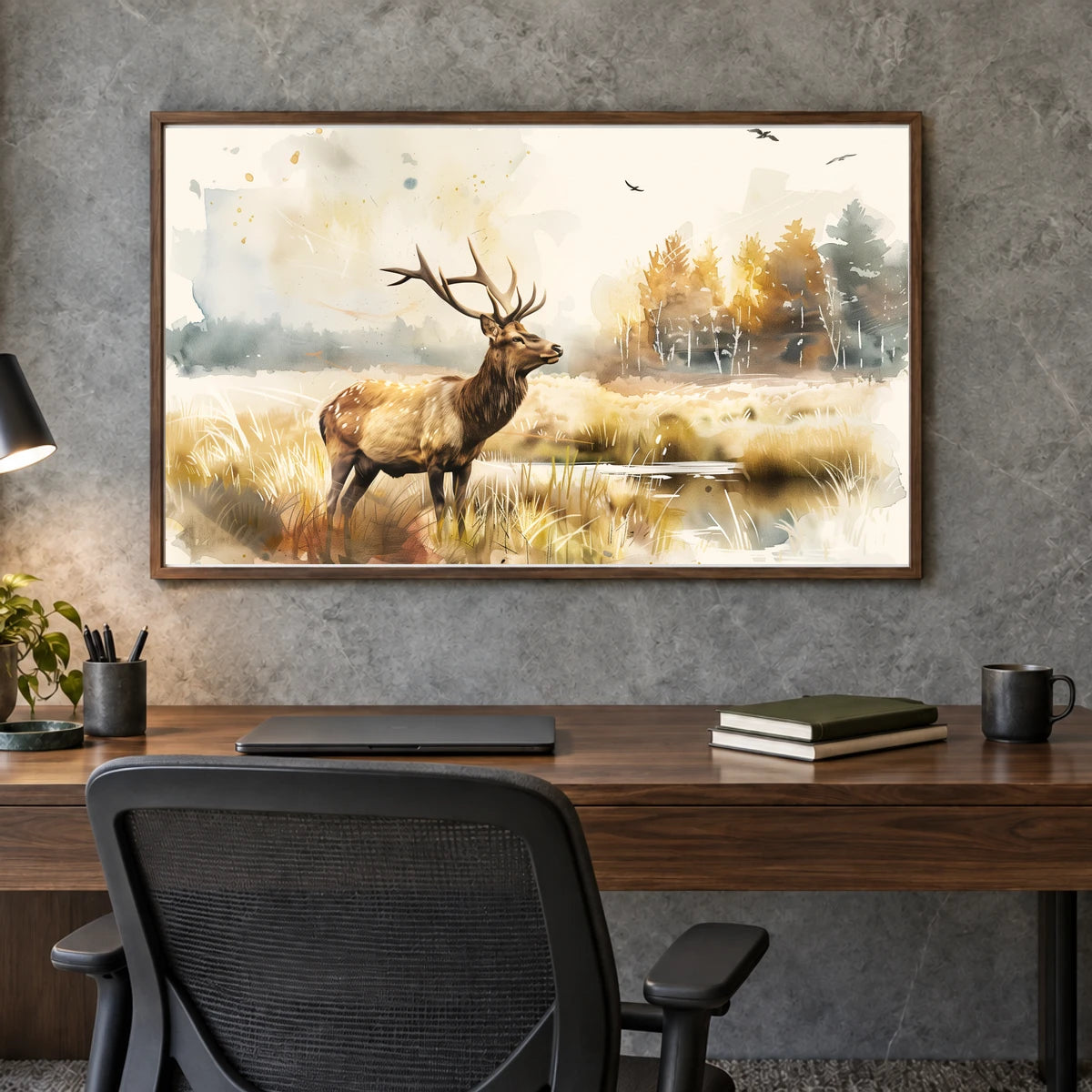 Animal Print XV — Animal Prints shown in a styled interior