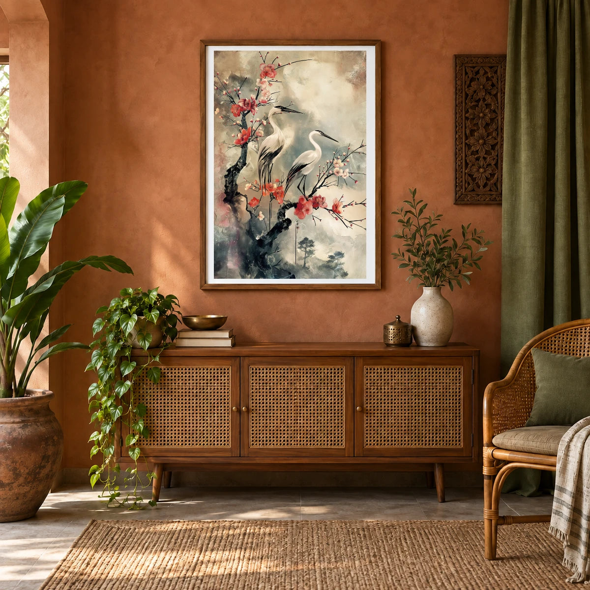 Animal Print XVII — Animal Prints shown in a styled interior