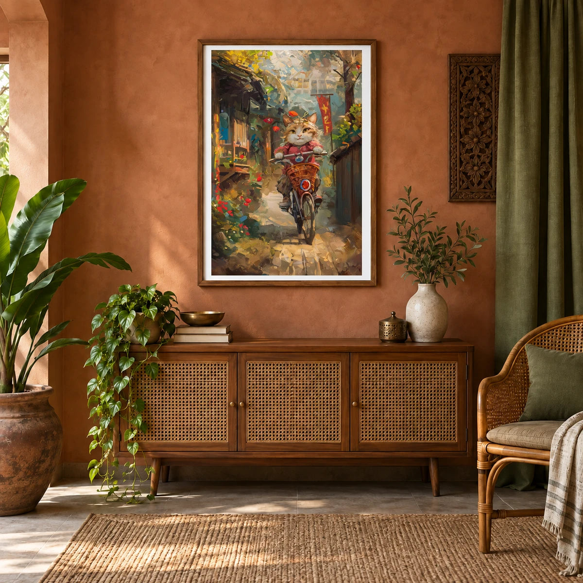 Animal Print XIX — Animal Prints shown in a styled interior