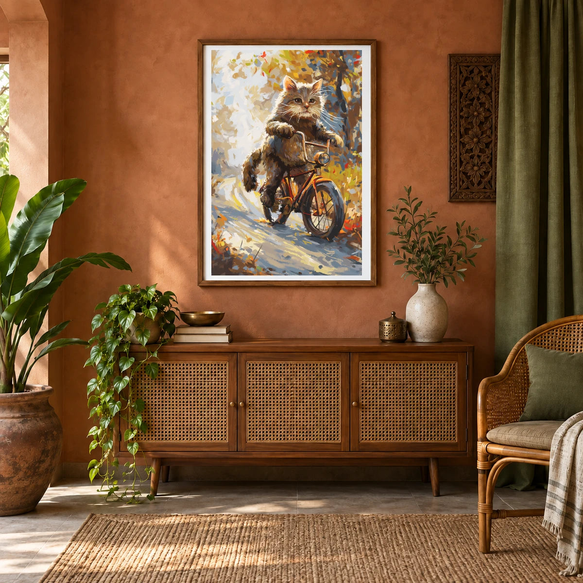 Animal Print XXI — Animal Prints shown in a styled interior