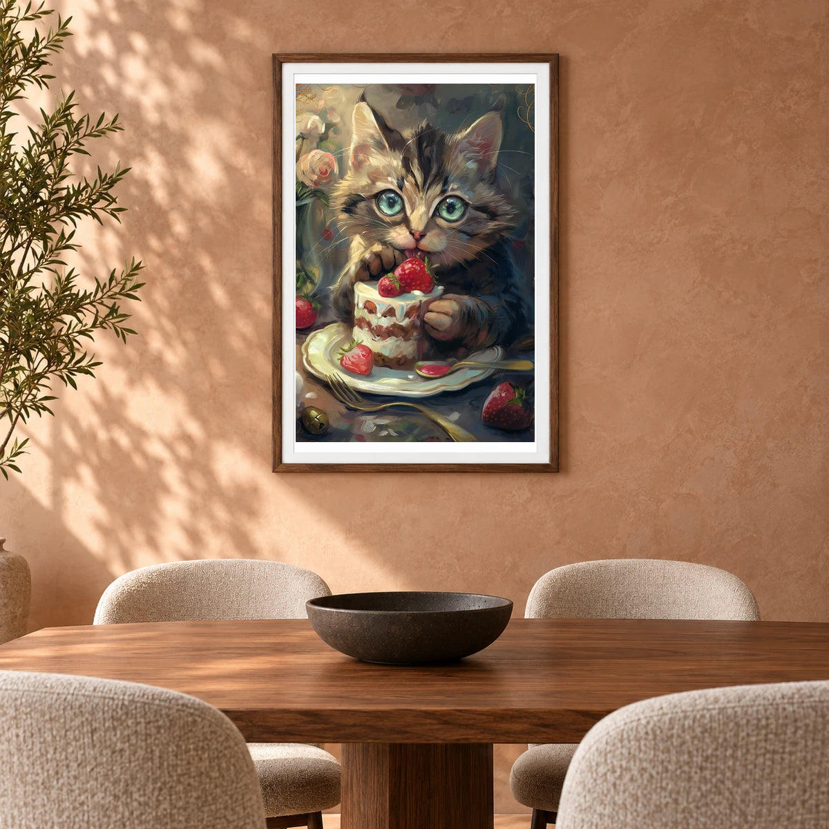 Animal Print XXII — Animal Prints shown in a styled interior