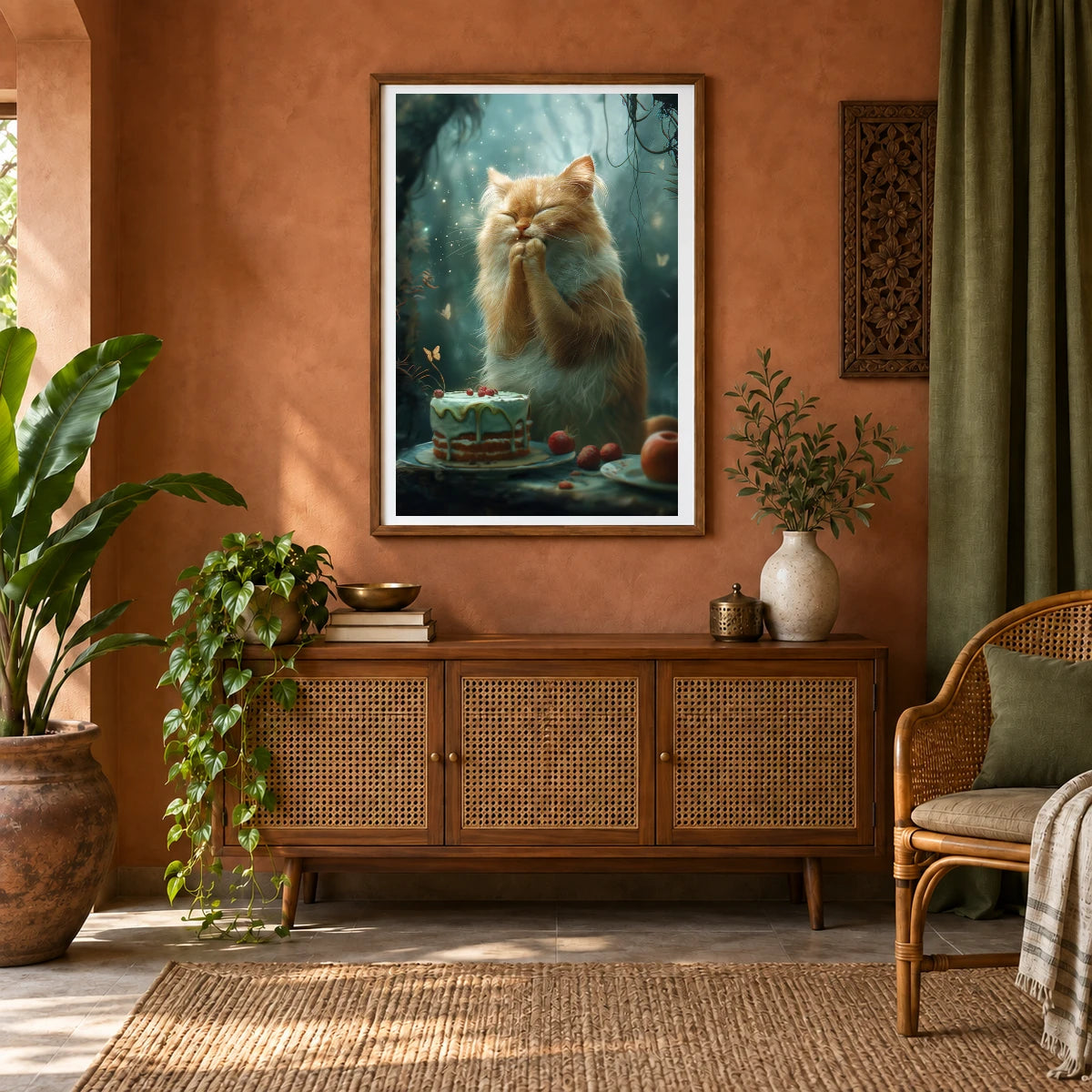 Animal Print XXIV — Animal Prints shown in a styled interior