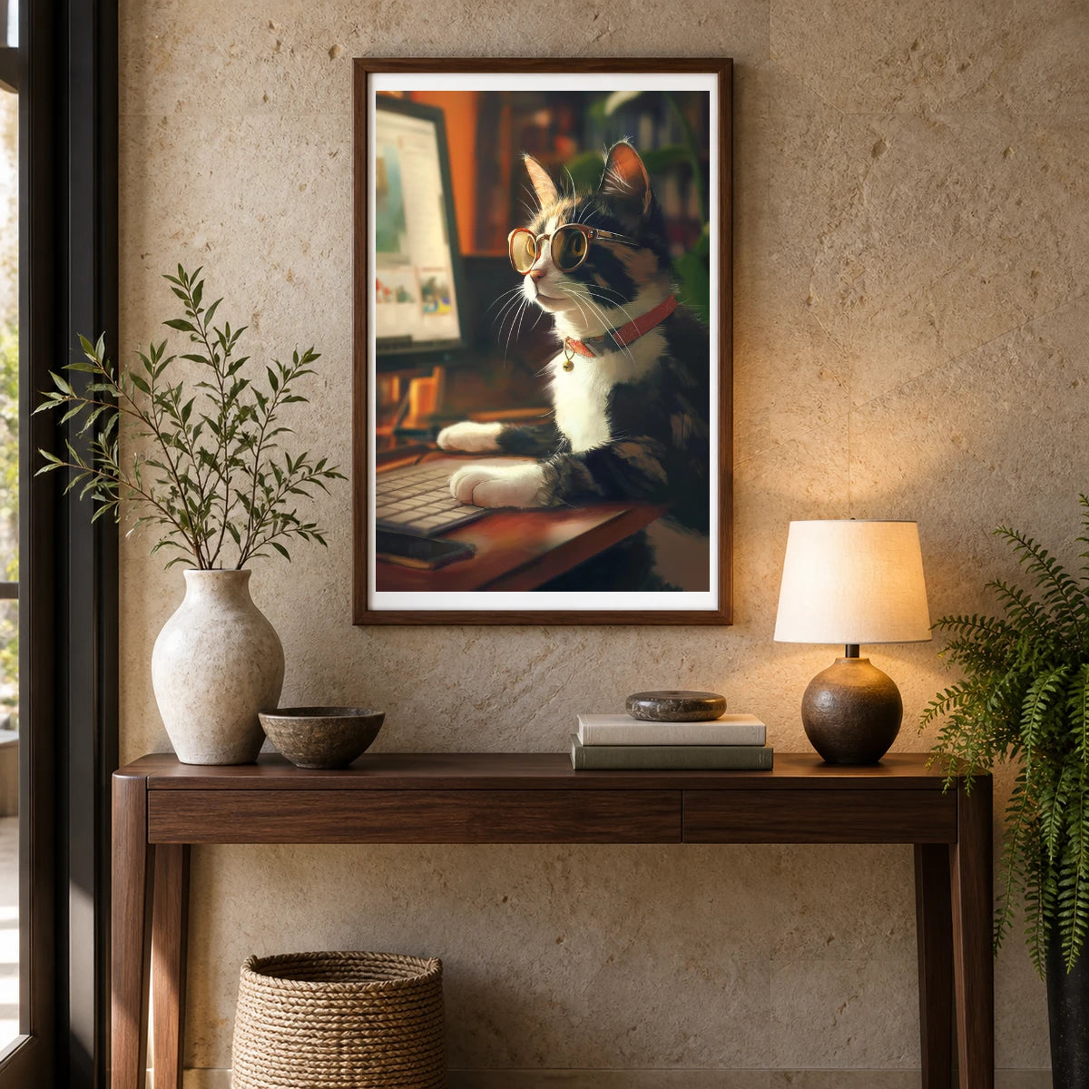 Animal Print XXIX — Animal Prints shown in a styled interior