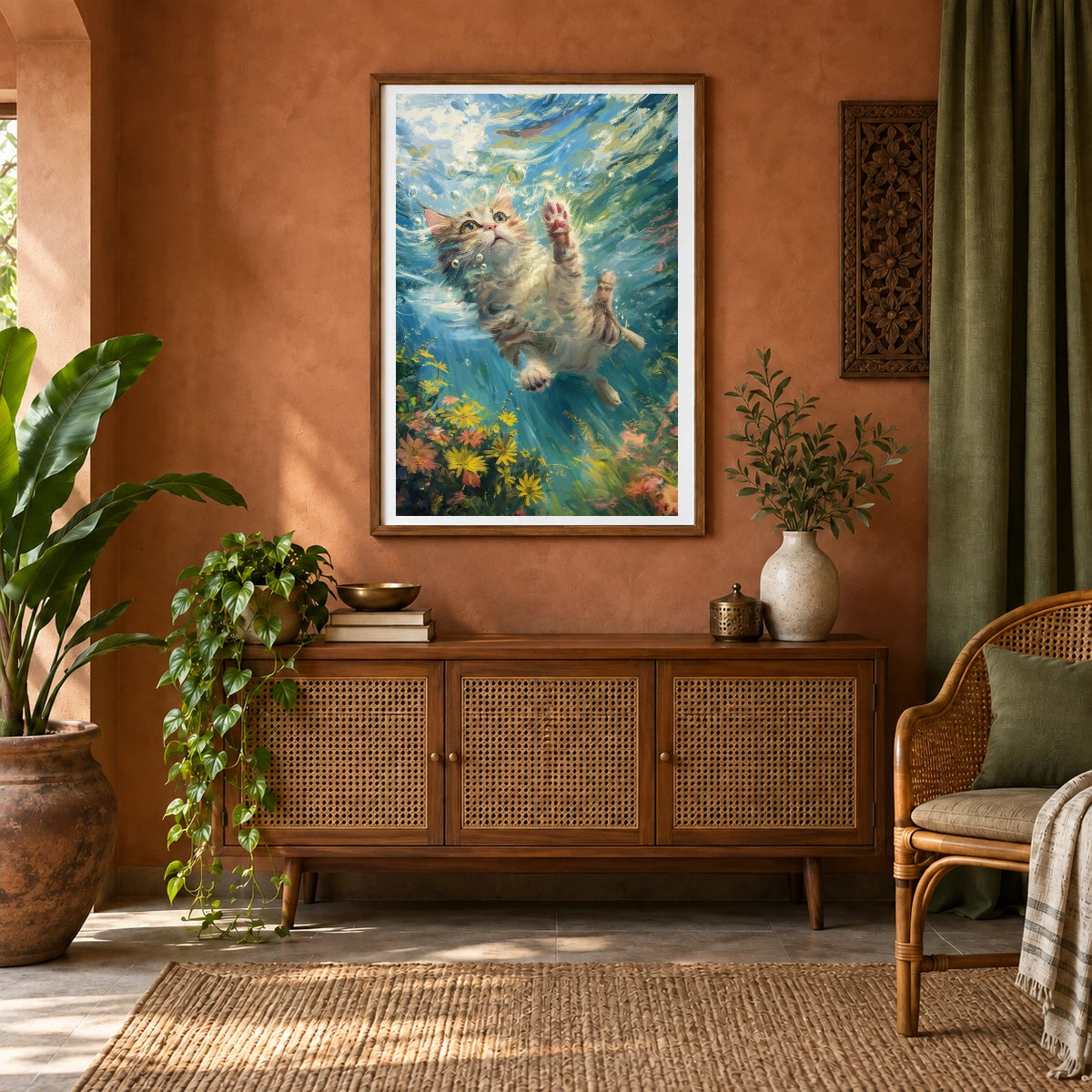 Animal Print XXXIII — Animal Prints shown in a styled interior