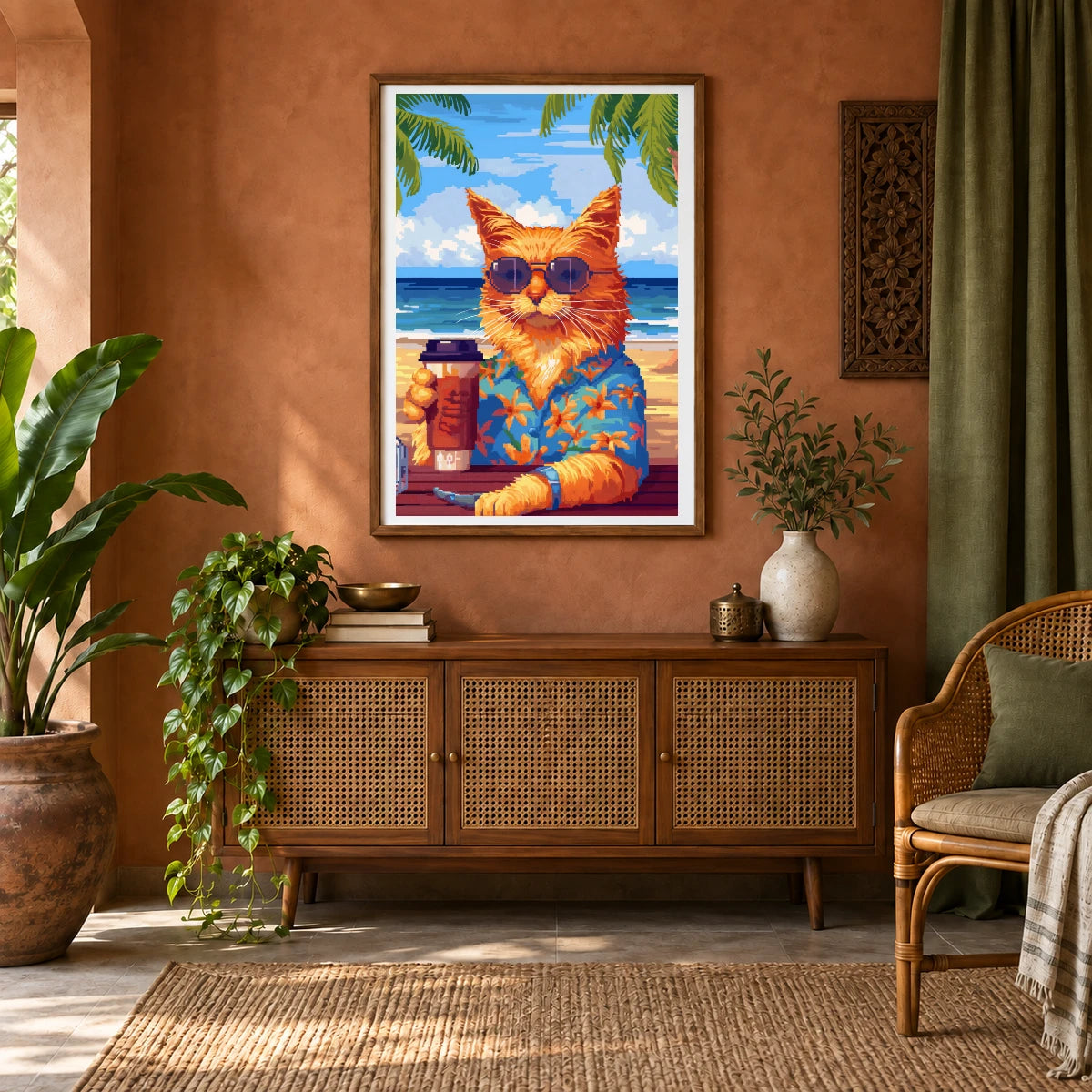 Animal Print XLI — Animal Prints shown in a styled interior