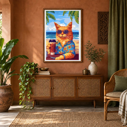 Animal Print XLI — Animal Prints shown in a styled interior