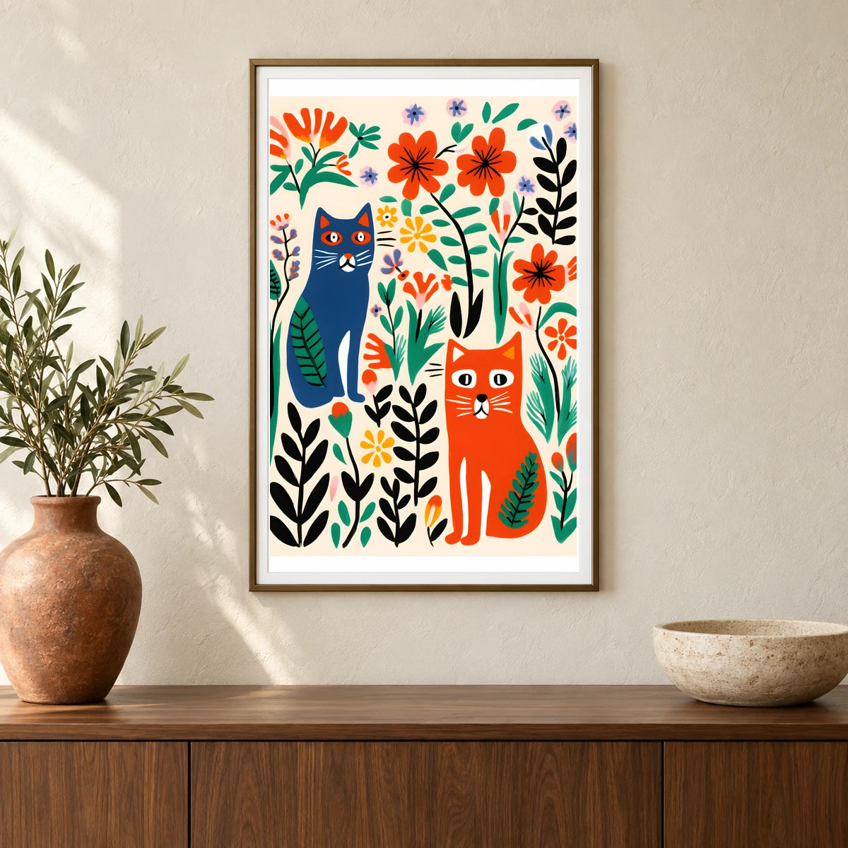 Animal Print XLIII — Animal Prints shown in a styled interior