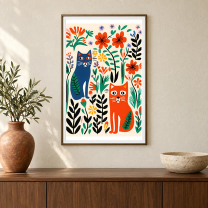Animal Print XLIII — Animal Prints shown in a styled interior