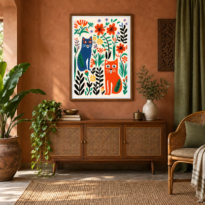 Animal Print XLIII — Animal Prints shown in a styled interior