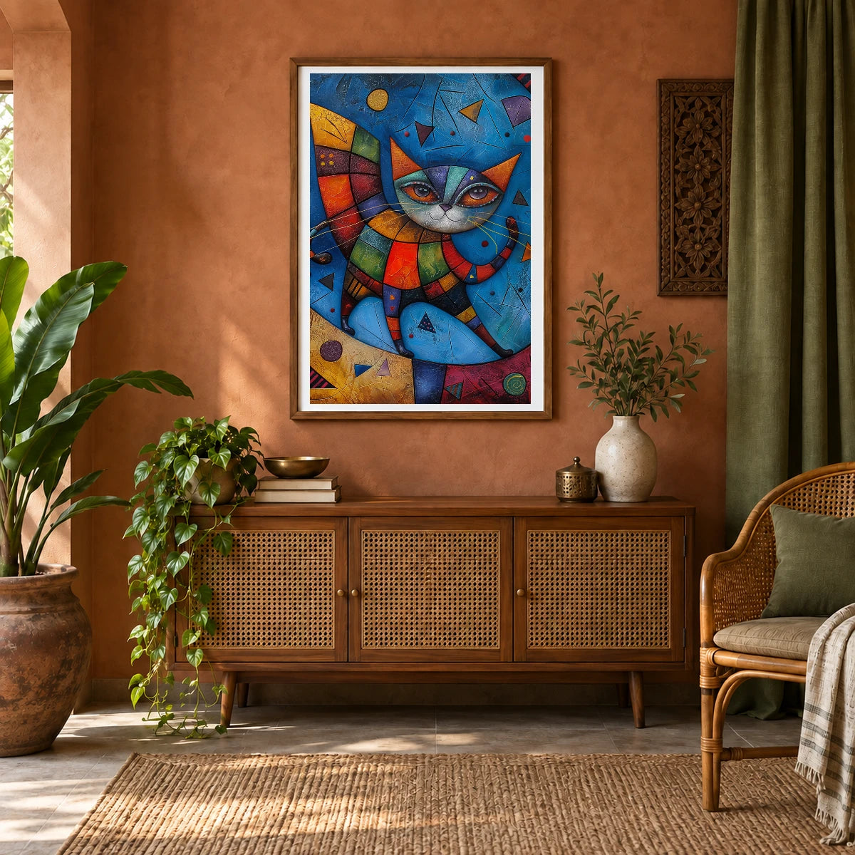Animal Print XLIV — Animal Prints shown in a styled interior
