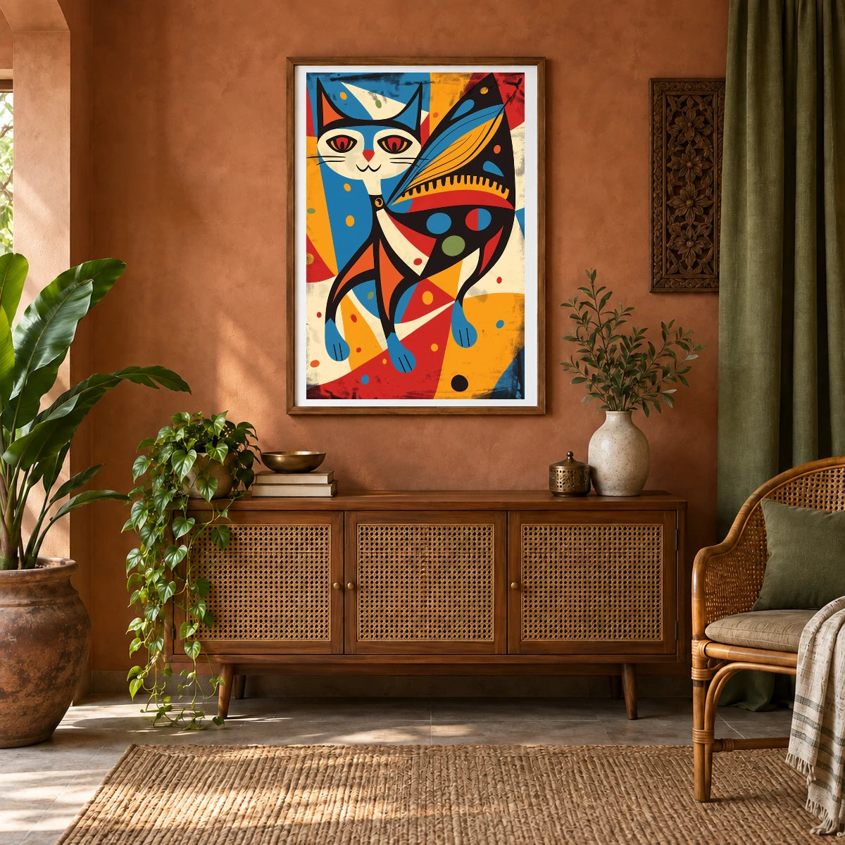 Animal Print XLV — Animal Prints shown in a styled interior