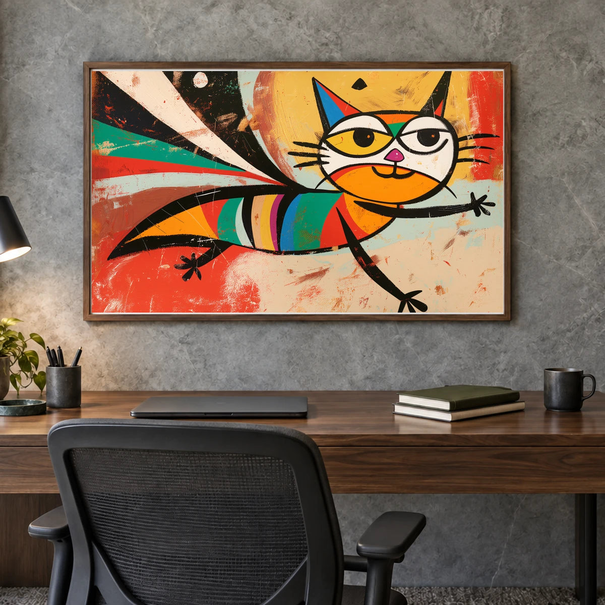 Animal Print XLVI — Animal Prints shown in a styled interior