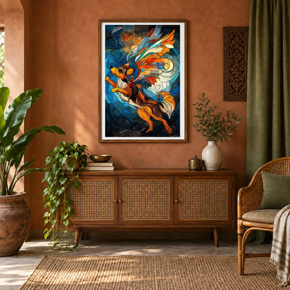 Animal Print LIII — Animal Prints shown in a styled interior
