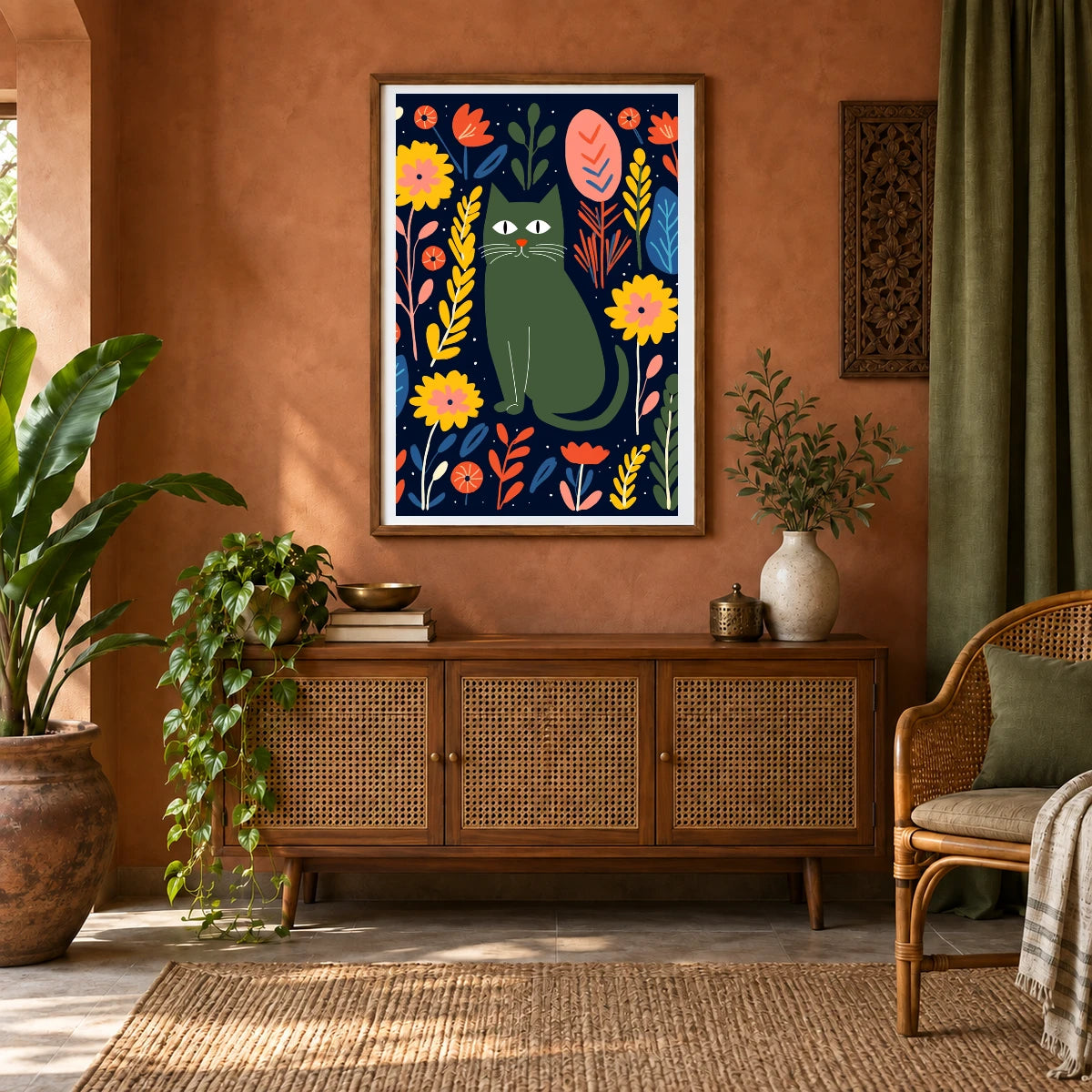 Animal Print LIV — Animal Prints shown in a styled interior