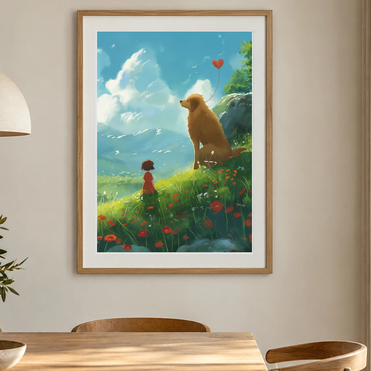 Animal Print LVIII — Animal Prints shown in a styled interior