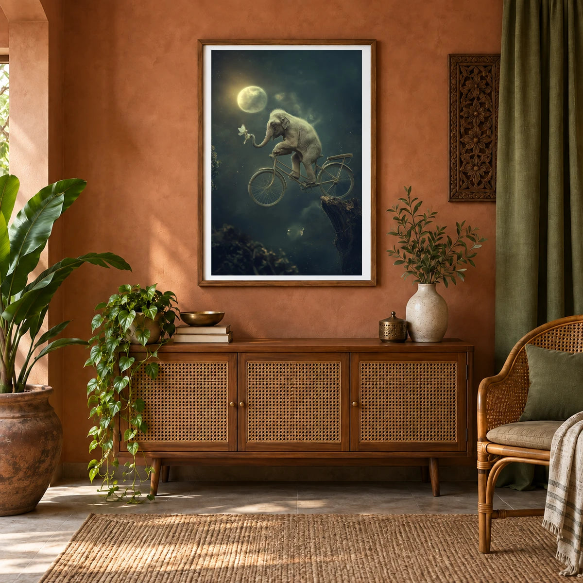 Animal Print LXII — Animal Prints shown in a styled interior