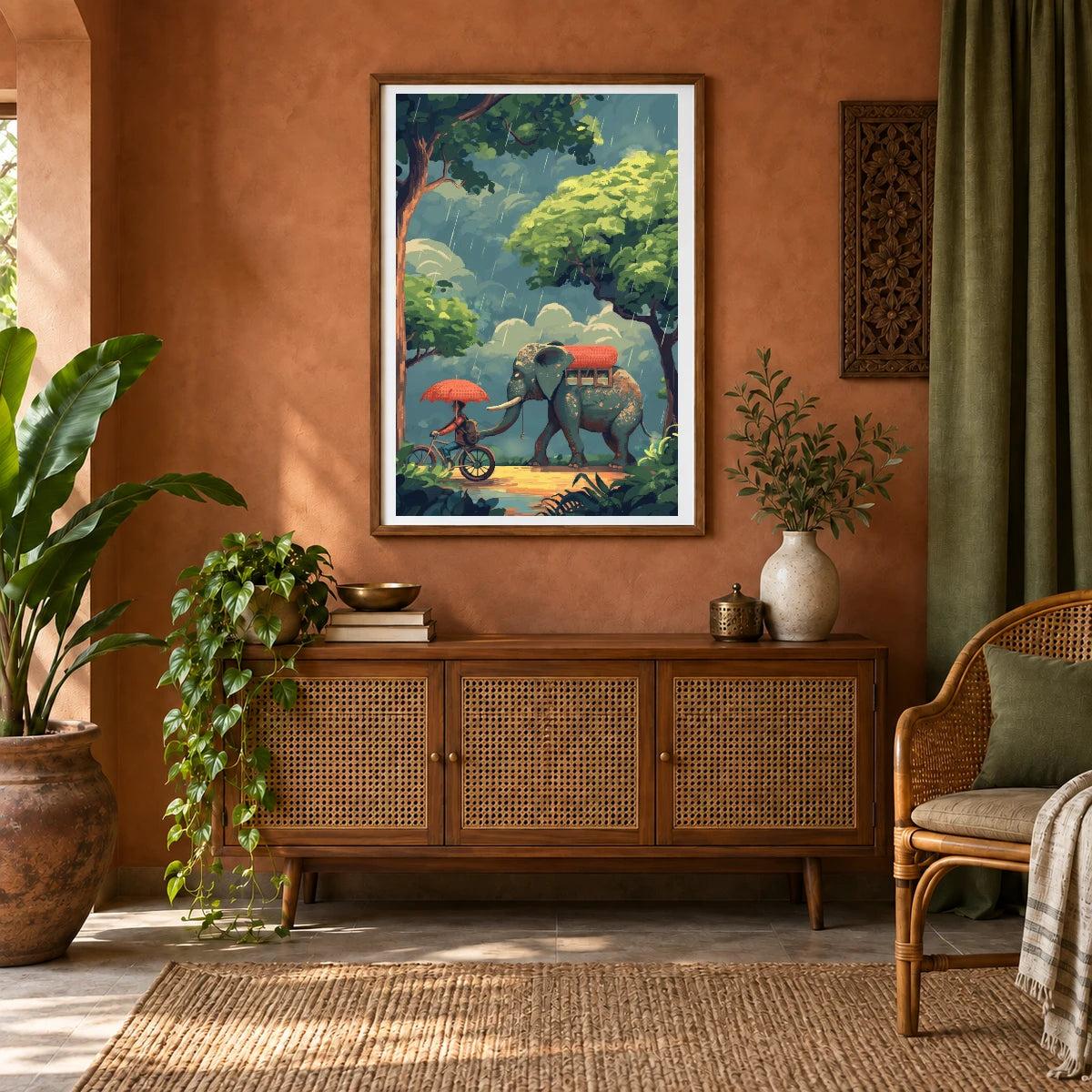 Animal Print LXIII — Animal Prints shown in a styled interior