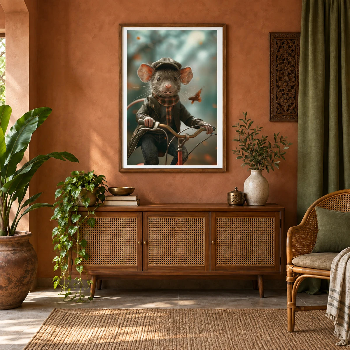 Animal Print LXVI — Animal Prints shown in a styled interior