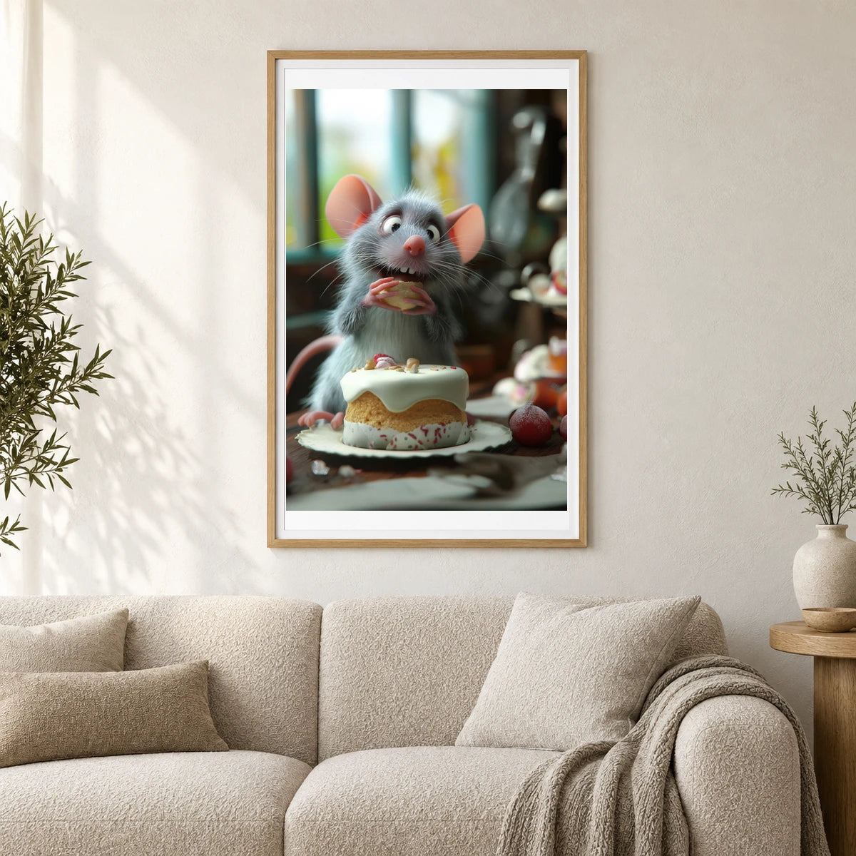 Animal Print LXVII — Animal Prints shown in a styled interior