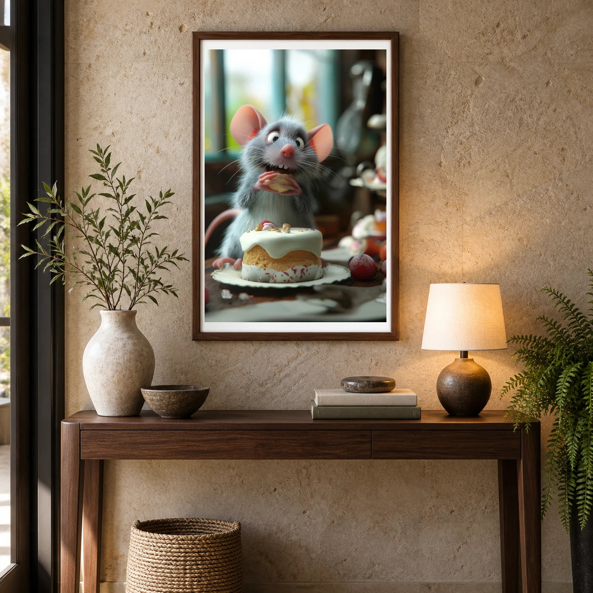 Animal Print LXVII — Animal Prints shown in a styled interior